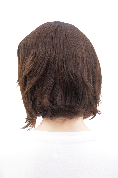 ビターブラウン】【コスプレウィッグ】ショートレイヤー改【高温