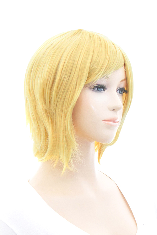 ブロンズゴールド】【コスプレウィッグ】ショートレイヤー改