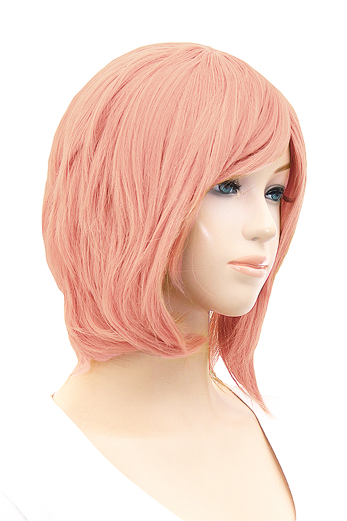 サーモンピンク】【コスプレウィッグ】ショートレイヤー改【高温