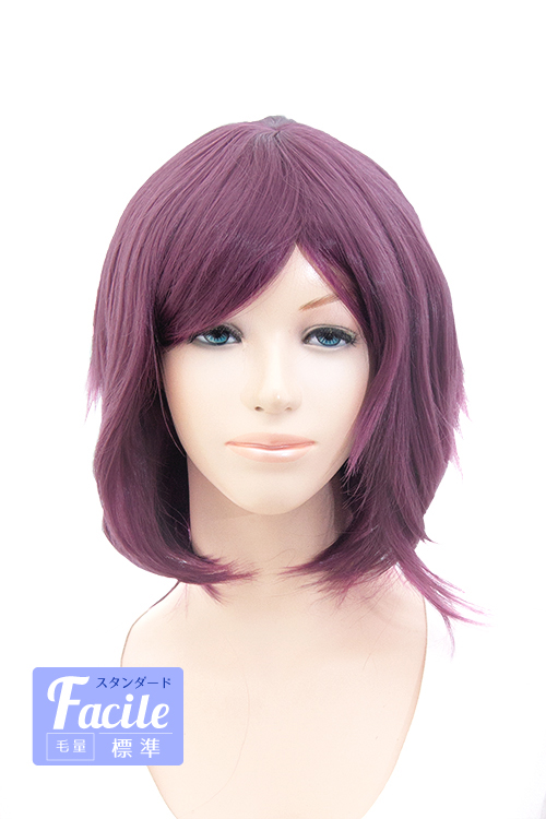 アメジスト】【コスプレウィッグ】ショートレイヤー改【高温耐熱!!高