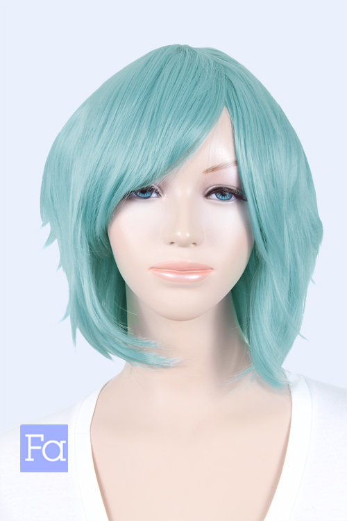 浅葱色(あさぎいろ)】【コスプレウィッグ】ショートレイヤー改