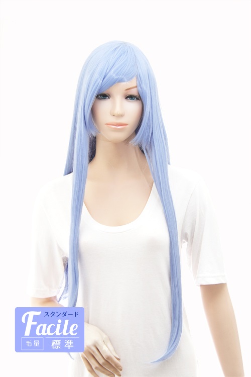 トパーズブルー】ロングストレート【ウィッグ】【高品質コスプレ☆フル