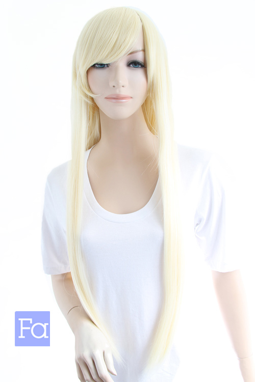 カスタードクリーム】ロングストレート【ウィッグ】【高品質コスプレ