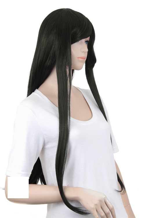 国家試験用　ブラックストレート ウィッグ 3個セット フォレストブラック】ロングストレート【ウィッグ】【高品質コスプレ