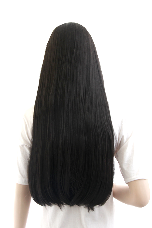 ナチュラルブラック】ロングストレート【ウィッグ】【高品質コスプレ  
