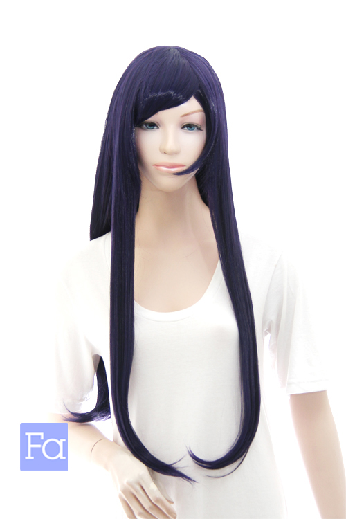 紺桔梗】ロングストレート【ウィッグ】【高品質コスプレ☆フル