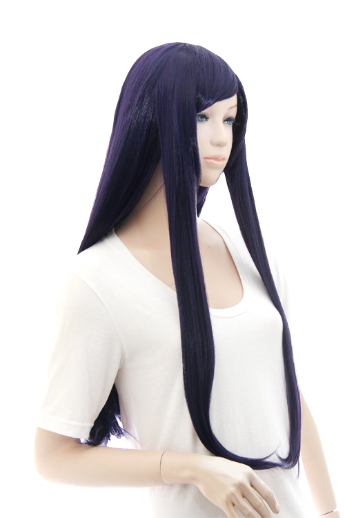 紺桔梗】ロングストレート【ウィッグ】【高品質コスプレ☆フル