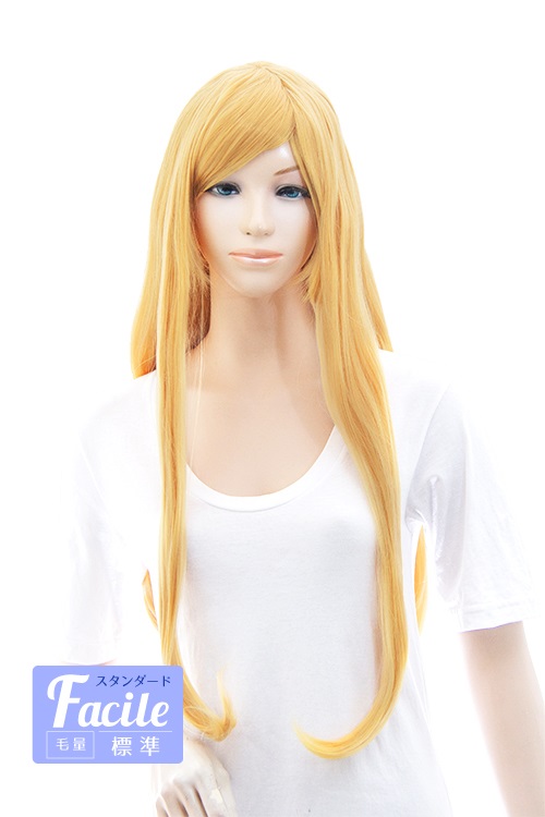 イエローゴールド】ロングストレート【ウィッグ】【高品質コスプレ