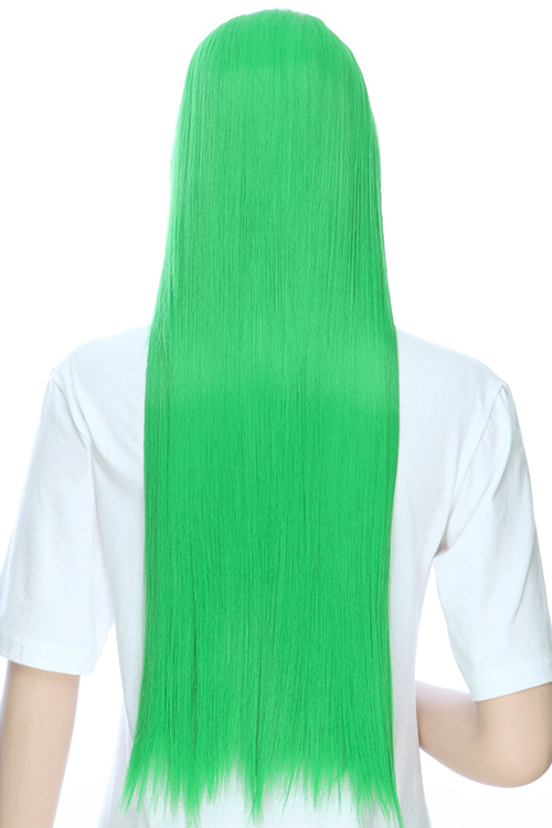 エメラルドグリーン】ロングストレート【ウィッグ】【高品質コスプレ