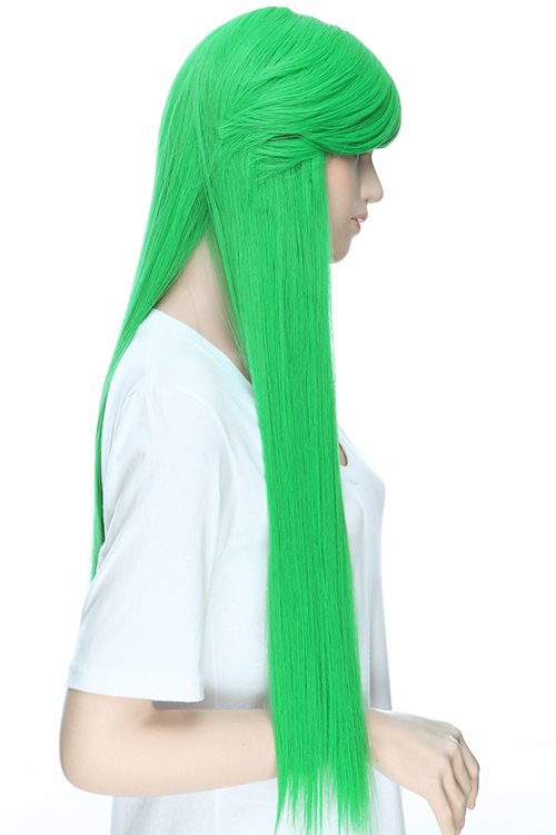 エメラルドグリーン】ロングストレート【ウィッグ】【高品質コスプレ