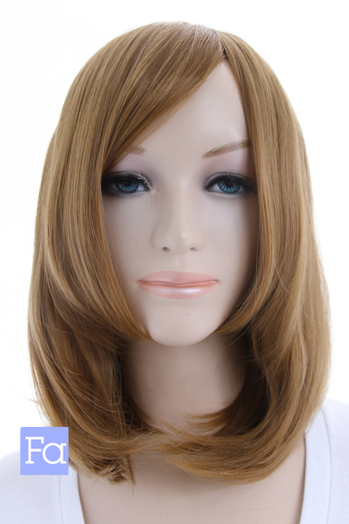 シュガーブラウン】ミディアム【コスプレウィッグ】【高温耐熱!!高品質  