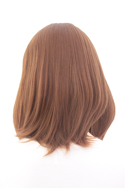 ライトブラウン】ミディアム【コスプレウィッグ】【高温耐熱!!高