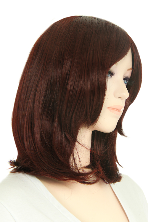 ストロベリーブラウン】ミディアム【コスプレウィッグ】 mi-sb