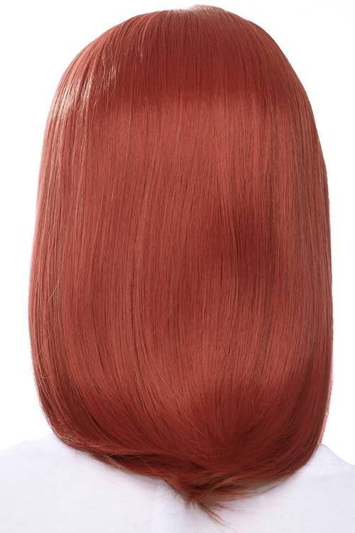 コスプレウィッグ mi ビターブラウン】ミディアム【コスプレウィッグ】【高温耐熱!!高