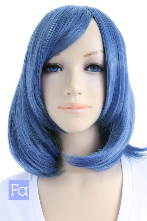 24cm+ウィッグ ブルークウォーツ】ロングストレート【ウィッグ】【高品質