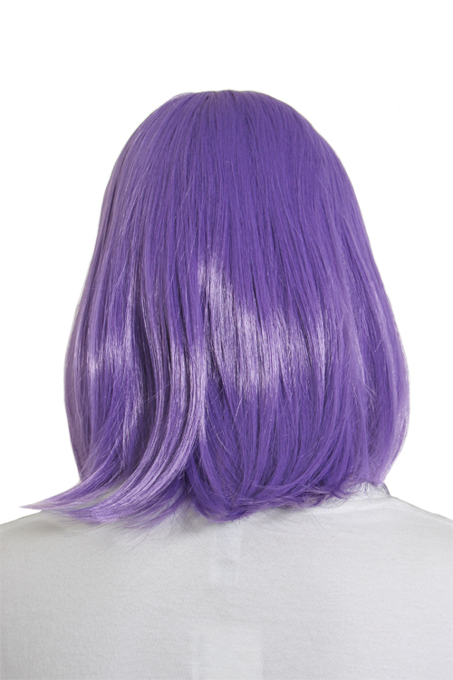 アッシュバイオレット】ミディアム【コスプレウィッグ】【高温耐熱!!高