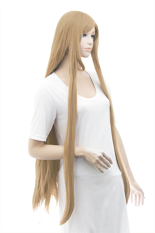 キャメルブロンド】【コスプレウィッグ】スーパーロング改【高温耐熱