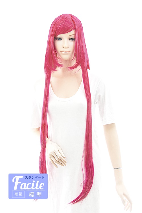 キャンディピンク】【コスプレウィッグ】スーパーロング改【高温耐熱