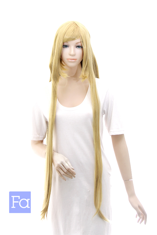 057【カナリアゴールド】【コスプレウィッグ】スーパーロング改【高温