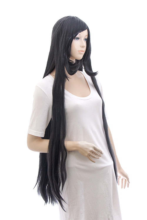 レイヴンブラック】【コスプレウィッグ】スーパーロング改【高温耐熱