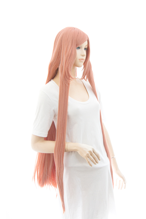 013【サーモンピンク】【コスプレウィッグ】スーパーロング改【高温