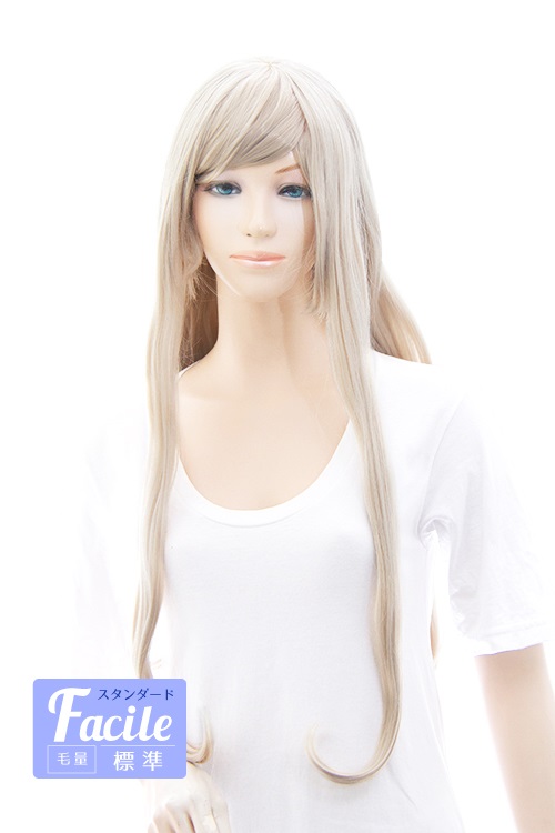 はなまる様　ウィッグオーダー品 ジョーカーシルバー】ロングストレート【ウィッグ】【高品質