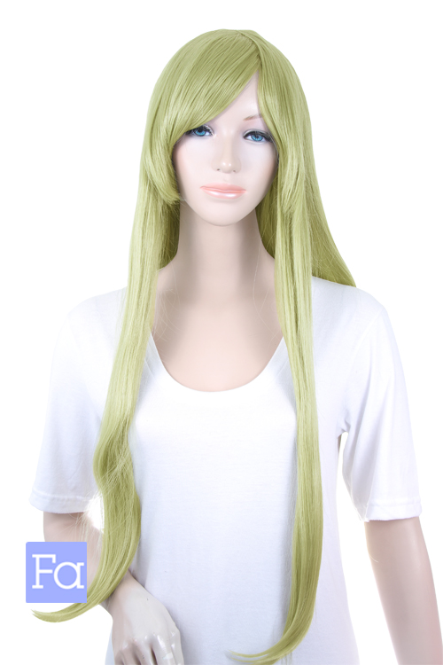 【スプリンググリーン】ロングストレート lo-t0532