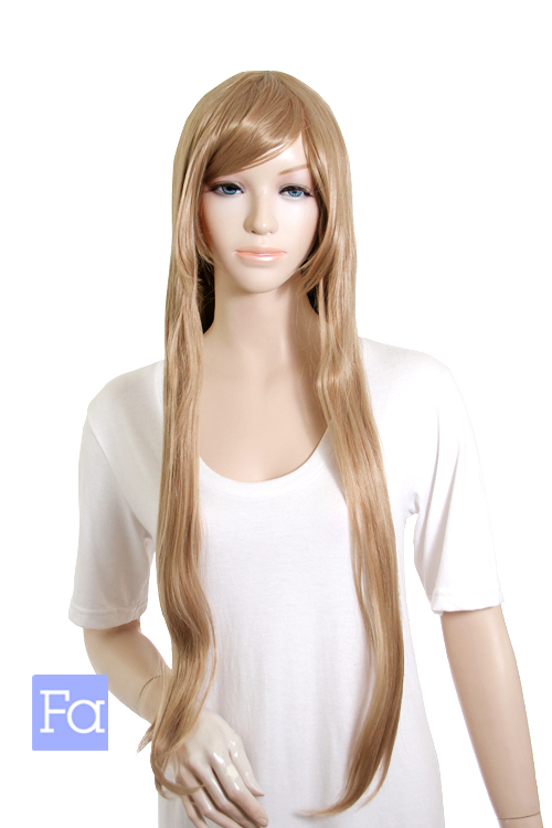 マロンブラウン】ロングストレート【ウィッグ】【高品質コスプレ☆フル
