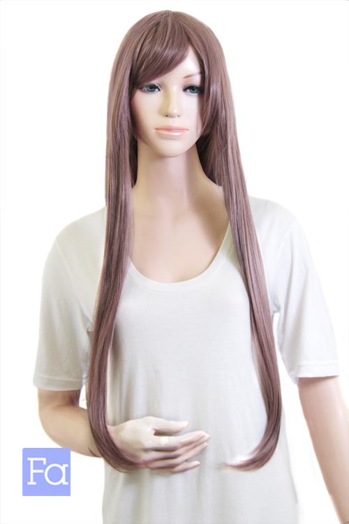 マロンブラウン】ロングストレート【ウィッグ】【高品質コスプレ☆フル