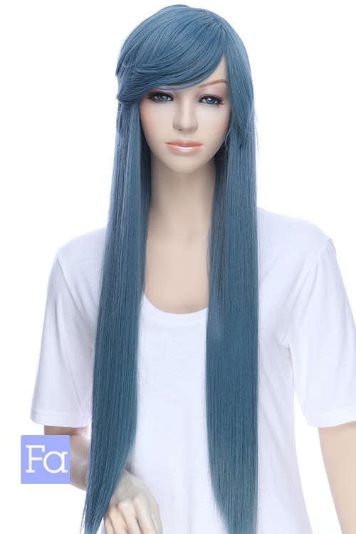 【サックスブルー】ロングストレート lo-t2913