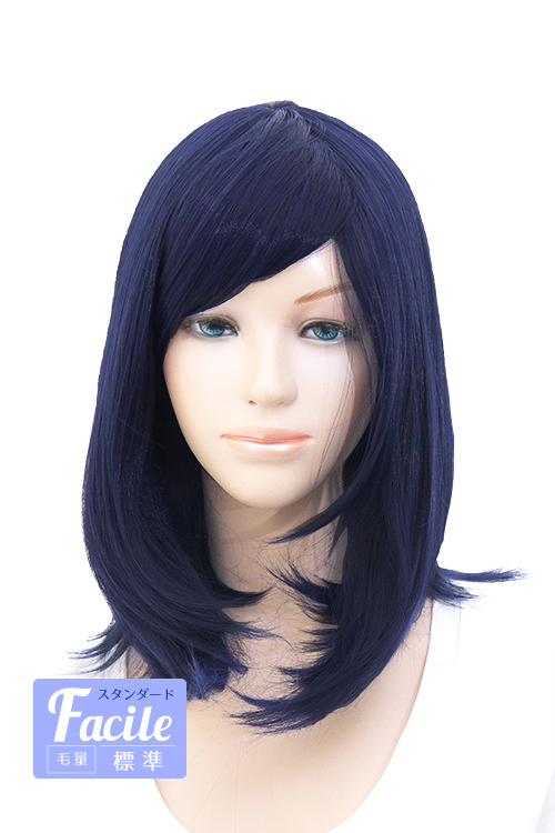 ビターブラウン】ミディアム【コスプレウィッグ】【高温耐熱!!高品質