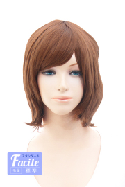 【ライトブラウン】ショートボブ bo-30
