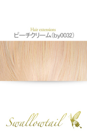【ピーチクリーム】毛束 ex-by0032