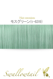 【モスグリーン】毛束 ex-t6319