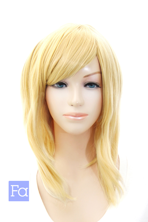 ブルーブラック】ロングストレート【ウィッグ】【高品質コスプレ☆フル