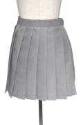 プリーツスカート/グレー 灰色 S～LL /アパレル 4000-4-gy