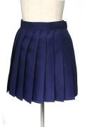 プリーツスカート/ネイビー 紺色 S～LL /アパレル 4000-4-nv