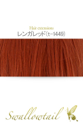 【レンガレッド】毛束 ex-t1449