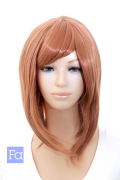 ウィッグ サイドロング コスプレ 【アプリコット】