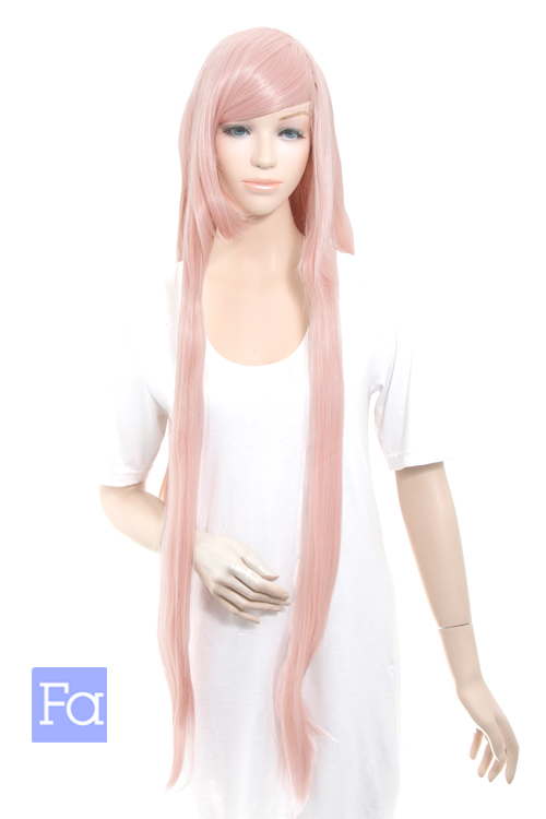 【マシュマロピンク】【コスプレウィッグ】スーパーロング【高温耐熱!!高品質コスプレ★フルウィッグ/wig】