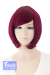 コスプレウィッグ ショートボブ レッド ルビーレッド