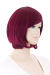 コスプレウィッグ ショートボブ レッド ルビーレッド