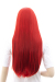 レッド ウィッグ ロング ストレート 赤 髪