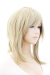 【ライトクリーム】【コスプレ ウィッグ】サイドロング【高温耐熱!!高品質コスプレ★フルウィッグ/wig】