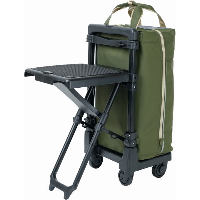 D-639　プレーネ　座面付 (L21)　オリーヴ　＜T2キャスター・4輪ストッパー付き＞　【公式直営店限定】