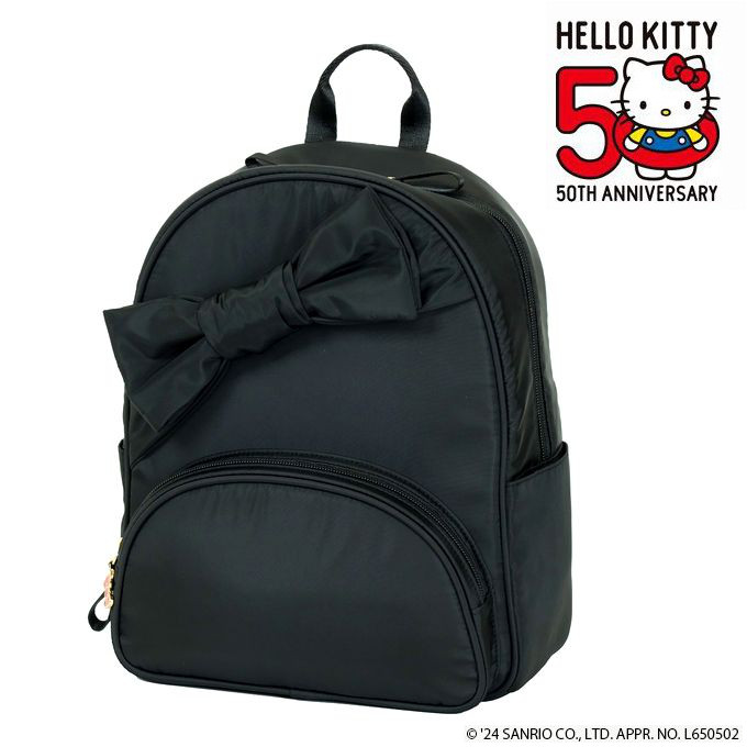 A-667 Hello Kitty リボンリュック(M)ブラック