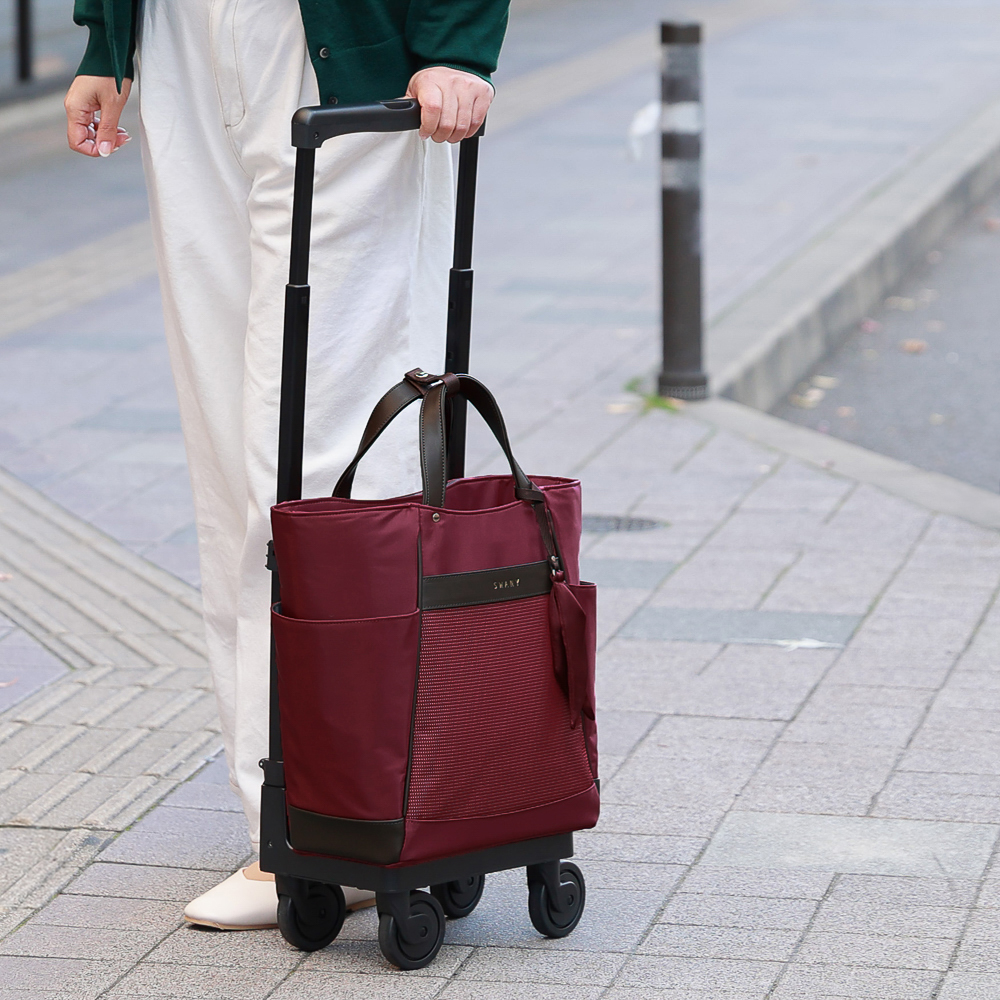 D-677 クルボ (M18) ボルドー <T2キャスター・4輪ストッパー付>