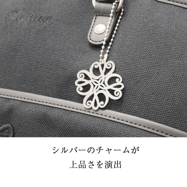 D-644 近沢レース店フローレンス (M18) グレーXブラック <T2