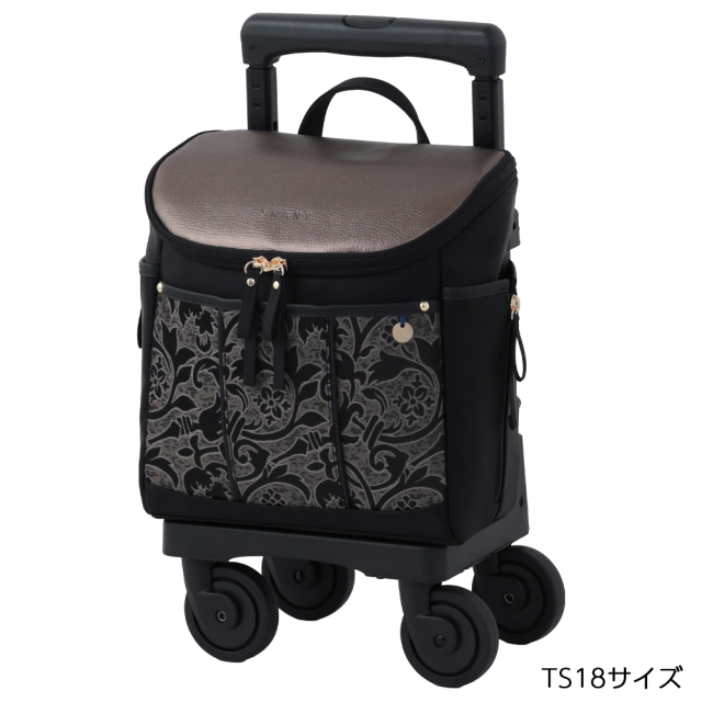 美品✨スワニー KIRYU TS18 ゴールド ストッパー付　定価34100円 D-694 KIRYU M18 / TS18 ネイビー / ゴールド <4輪ストッパー・T2