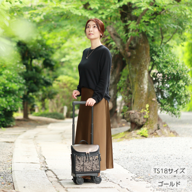 D-694 KIRYU M18 / TS18 ネイビー / ゴールド <4輪ストッパー・T2